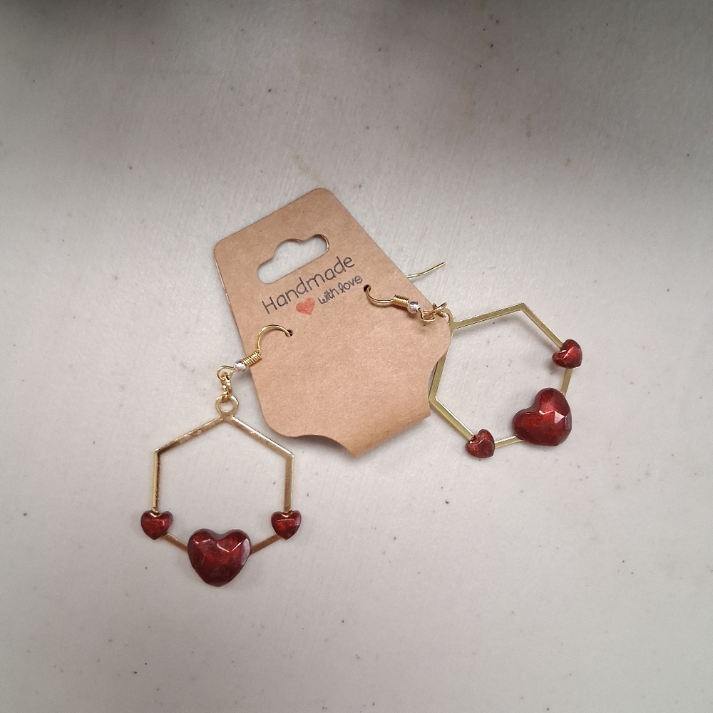 Gorgeous handmade 1 of a kind earrings